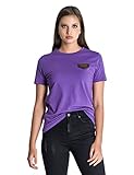 Gianni Kavanagh Damen Purple GK Core Western Tee T-Shirt, Violett, Larg