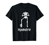 Namaste - Lustiges Skelett macht Yoga - Asanas - verliert seinen Kopf T-S