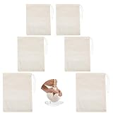 Filter Passiertuch Nussmilchbeutel Cloth Filtertuch Passiertuch Cheesecloth Käsetuch Baumwolle für Nussmilch Suppe Obstsaft joghurt Gemüsesäften zur Käseherstellung Käsetücher Küche Gewürze 6 Stück