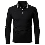 MENAB Herren Kurzarm Herren Sommer Casual Gestreiftes Colorblock Kurzarmhemd Stehkragen Sollar Top Herren Poloshirt Basic Kurzarm Polohemd T-Shirt Polo Shirt Kurzarm Hemd Polohemd S