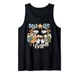 Christliches Weihnachtsfest Jesus Krippe religiöse echte Bedeutung Tank Top