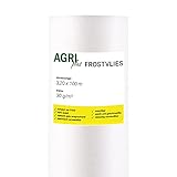 AGRI plus Winterschutzvlies 30 g/m² - Wintervlies für Pflanzen/Antifrost-Vlies (3,20 x 100m)