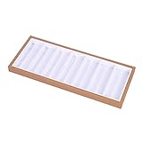 Tingting1992 Brillenablage Holz 7/12/18 Fächer Brillen Display Organizer Open Top Brillen Sonnenbrille Aufbewahrungskoffer Box Brillenschalenständer Sonnenbrillen ständer (Size : Small)