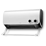 RTYUI Wandheizkörper, Ipx3 Wasserdichter Badheizkörper Aus PTC-Keramik Mit Thermostat, Trockengestell ，Überhitzungs- Und Kippschutz-Sicherheitsheizkörper, 2000 W