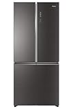 Haier HTF-508DGS7 CUBE Serie Kühl-Gefrier-Kombination / Multidoor / 360 L Kühlteil / 177 L Gefrierteil / Iconic Glas Grey Front / Switch Zone / MyZone / Humidity Zone / Total No F