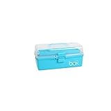 LHY- Medizin-Kasten Haushalt Medizin Box Medizin Ambulante Erste Hilfe Kranke Box Aufbewahrungsbox prägnant (Color : Blue, Size : 33.5×18.5×16cm)