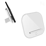 Yidai-Silu 10W Induktives Ladestation 【Standfunktion, Nachtlicht, Dünn】 Qi Wireless Charger Kabelloses Ladegerät für iPhone 12, Huawei P40 Pro, Samsung Note 20 Ultra usw. - Weiß