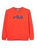 FILA Unisex Teens VIOLO Logo Crew Sweat Sweatshirt, Fiesta, 170