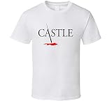 ASDFGB Castle TV Show Logo Trendy Geschenk Fan T-Shirt Weiß Gr. 56, beig
