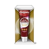 Colgate Zahnpasta Max White Expert Anti-Stain, 75ml - Zahncreme für bis zu 3 Zahnfarbtöne weißere Zähne*, mit Whitening-I