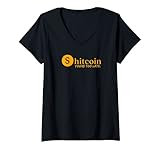 Damen Bitcoin - Shitcoin - Yo're too late Coin Kryptowährungsspaß T-Shirt mit V