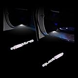 Klare Projektion 2 stücke LED Autotür Welcome Light Logo Schattenlampe Kompatibel mit allen Serien (2000-2019) A1 A3 A4 A5 A6 A8 R8 Q3 Q5 Q7 Q8 TT, Autotür Begrüßungslicht Beleuchtung im Eingangsb