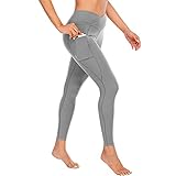 Fitness Leggins Damen Push Up High Waist mit Handytasche mit Tasche Lift Sporthose Stretch Hose Jogginghose Tik Tok Leggings Freizeithose Trainingshose Yogahose Laufhose Fitnesshose Strump