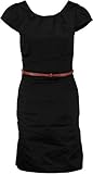 VERO MODA Damen VMKAYA SL Short Dress NOOS Kleid, Mehrfarbig (Black), 34