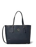 Tommy Hilfiger Honey Med Tote, Damen Stofftasche, Blue (Tommy Navy), 14x28x39 cm (W x H L)