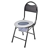 Cajolg Tragbare Toilette Campingtoiletten Schwangere Frauen Heim Mobile Toilette Ältere Zusatz-Badezimmerstuhl Leichtes Faltbares Outdoor-Töpfchen Für Senioren Mit Behinderungen Und Schwang