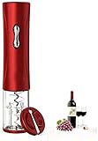 Weinöffner Elektrischer Weinflaschenöffner Korkenzieher Weinöffner mit Folienschneider Bestes Geschenk für Weinliebhab
