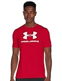 Under Armour Herren Sportstyle Logo Tee 1329590 T-Shirt,per Pack Rot (red 1329590-600),(Herstellergröße:L)