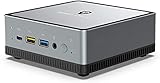 Mini PC AMD Ryzen 7 3750H | 8 GB RAM 256 GB PCIe SSD | Radeon RX Vega 10 Graphics | Windows 10 Pro | Intel WiFi AX200 BT 5.1 | HDMI 2.0 / Display/USB-C | 2X RJ45 | 4X USB 3.1 Small Form F