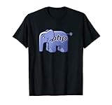 PHP Sprache Offizielles elephpant Mascot Logo T-S