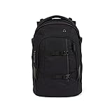 Satch Pack Blackjack, ergonomischer Schulrucksack, 30 Liter, Organisationstalent, Schwarz, OneSize, SAT-SIN-001-800