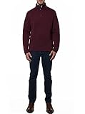 Robert Graham Designs Herren Caro L/S Knit Shirt Hemd mit Button-Down-Kragen, burgunderfarben, XX-Larg