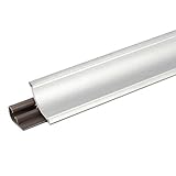 DQ-PP 3m WINKELLEISTE | Aluminium silber | 23 x 23mm | PVC | GRATIS Schrauben | Küchenleiste Arbeitsplatte Abschlussleiste Leiste Küche Küchenabschlussleiste Wandabschlussleiste Tischp