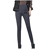 Winter Leggings Damen Warm Dicke Thermo Thermoleggins Baumwolle Thermohose Elastische Strumpfhose Leggins Lang High Waist Grosse Grössen Fleecehose Plüschhose Thermal Freizeithose Sweatp