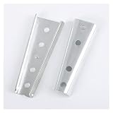 XINGFU 1 Set Sofa Armlehne Einsatz Schnalle Latch Möbelverbinder 12 cm Verjüngter Slider Schulter Sofa Fastener HASP Hardware Zubehör kaixin (Color : Silver)