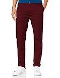 Scotch & Soda Herren Stuart-Classic Regular Slim fit Chino Hose, Rot (Bordeaux 23), W(Herstellergröße: 34/32)