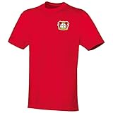 Jako Herren Bayer 04 Leverkusen T-Shirt Team, Rot, L, BA6133