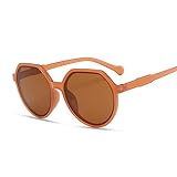 HHAA Mode Runde Sonnenbrille Frauen Retro Sonnenbrille Weibliche Unregelmäßige Rahmendesign Neue Vintage Oculos de S