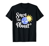 Globale Erwärmung Klimawandel Erde Slogan T-S