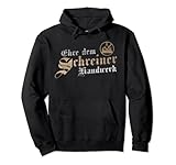 Ehre dem Schreiner Handwerk mit traditionellem Zunftzeichen Pullover H