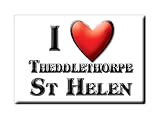 Enjoymagnets THEDDLETHORPE ST Helen (ENG) Souvenir England England Fridge Magnet KÜHLSCHRANK Magnet ICH Liebe I L