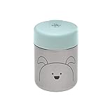 LÄSSIG Baby Kinder Thermo Warmhaltebox Brei Snacks auslaufsicher Edelstahl 315 ml/Food Jar Little Chums Dog