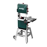 Metabo Bandsäge BAS 318 Precision WNB (619009000) Karton, Abmessungen: 665 x 980 x 1600 mm, Auflagefläche: 560 x 400 mm, Arbeitshöhe mit Untergestell: 1000