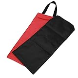 OUKENS Sandsack, 2 Stück 41x18cm No Fill Freeweight Sandsack Thin Arm Zubehör für Yoga Fitness Training(rot)