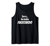 No Hablo Fuctardo Spanischer Humor für Erwachsene Tank Top