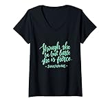 Damen Wahrscheinlich für kleine Frau ist die Féroce Shakespeare T-Shirt mit V
