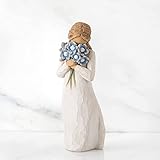 Willow Tree Vergissmeinnicht Ornament, handgemalte Fig