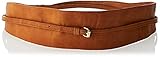 PIECES Damen PCVIBS New Leather TIE Waist Belt NOOS Ledergürtel, Cognac, 75