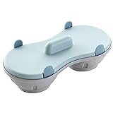 BOENXUA Mikrowellen Eierkocher,Eierdampfer Gedämpfte Eierbox für 2 Eier/Kochzubehör Eierkoche Kinder/Erwachsene/Küche/Kochen,B