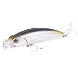 L-MEIQUN, Popper Angelköder 8cm 10g Floating Minnow Harte Künstliche Köder Wobblers Crankbait Bass Pike Pesca Karpfen Angelgerät (Farbe : 7)