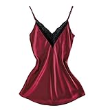 WHSOP UnterwäSche Frauen Satin Negligee Nachthemd Damen Hipster Dessous Angenehm ReizwäSche Erotik UnterwäSche VerfüHrerisch Ling