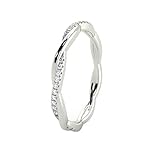 BuyFineDiamonds - Gold 9 Karat (375) Weißgold Rund F-G D