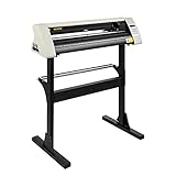 Vevor Vinylschneider, 71 cm, Vinyl-Schneidemaschine, 720 mm Papierzufuhr, Vinyl-Plotter, Schneidemaschine mit stabilem Bodenständer zum Schneiden von Papier, weiß