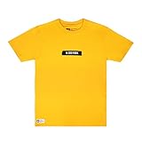 Zoo York Herren Tape T-Shirt, Gelb (Gold Gld), Larg