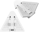 Naomo Schiebetür Sperre für Baby Sicher, Sicherheitsschlösser mit 3M starken Kleber, Einfach Zu Bedienen 8 Stück