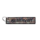 Reservist Schlüsselanhänger Flecktarn Camouflage Bundeswehr Militaria Bund M